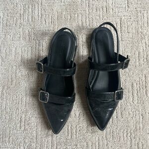Black Women's Slingback Shoes